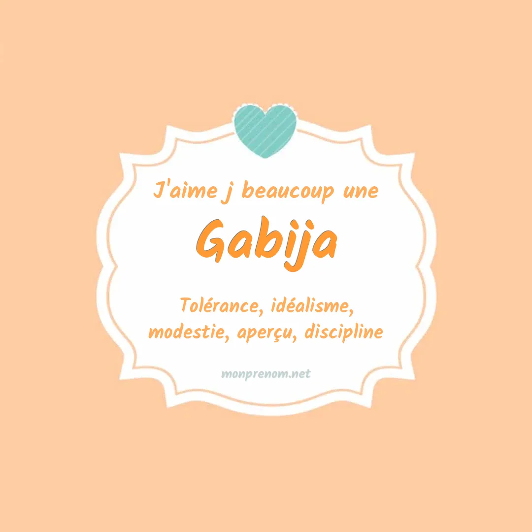 J'aime beaucoup Gabija