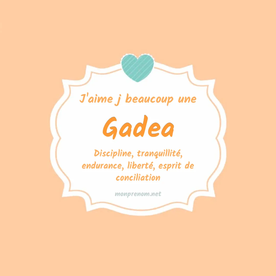J'aime beaucoup Gadea
