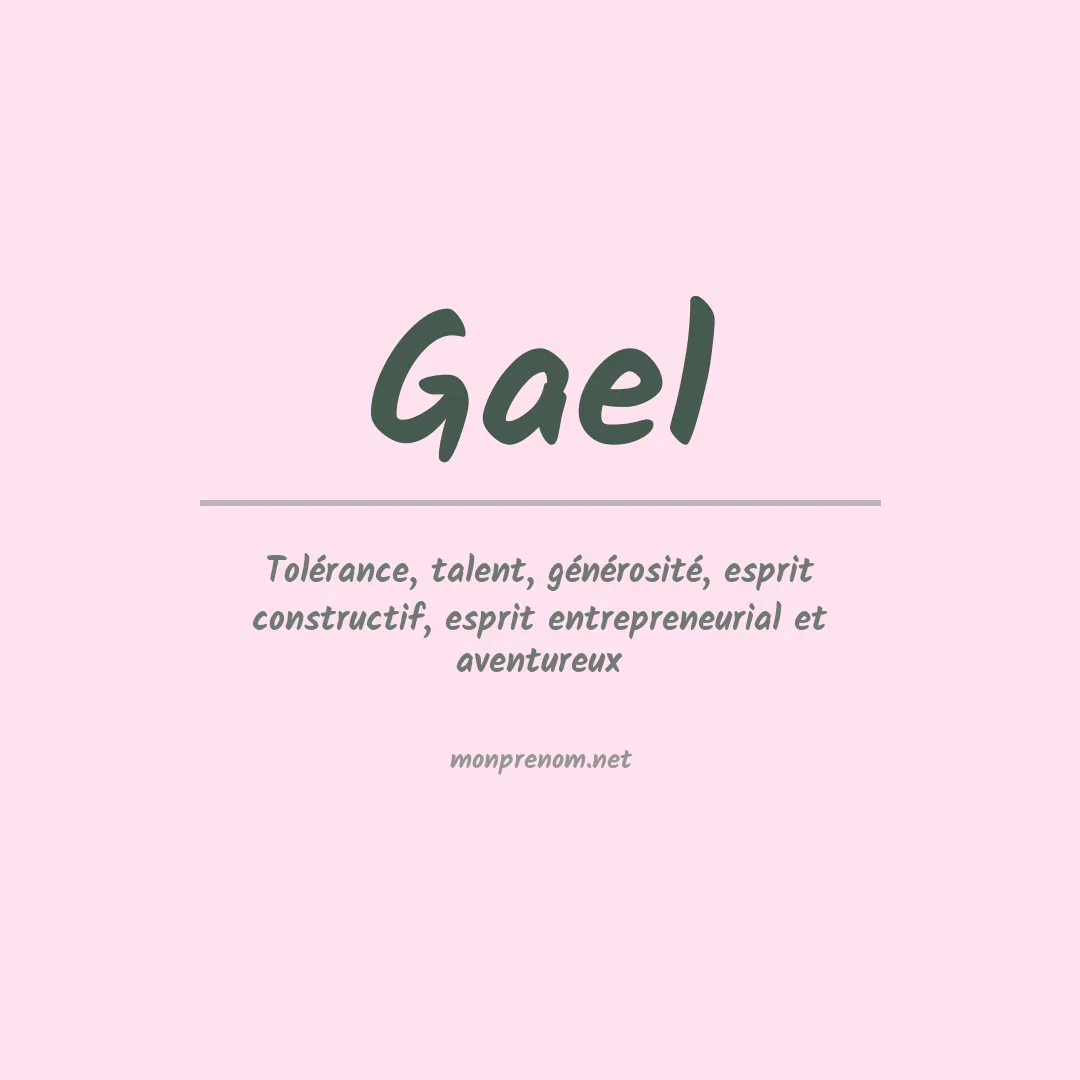 Prénom Gael