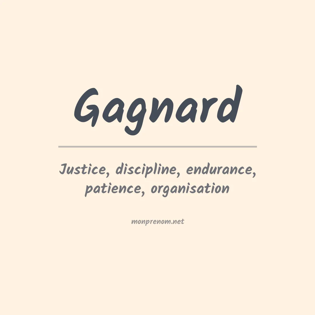 Prénom Gagnard