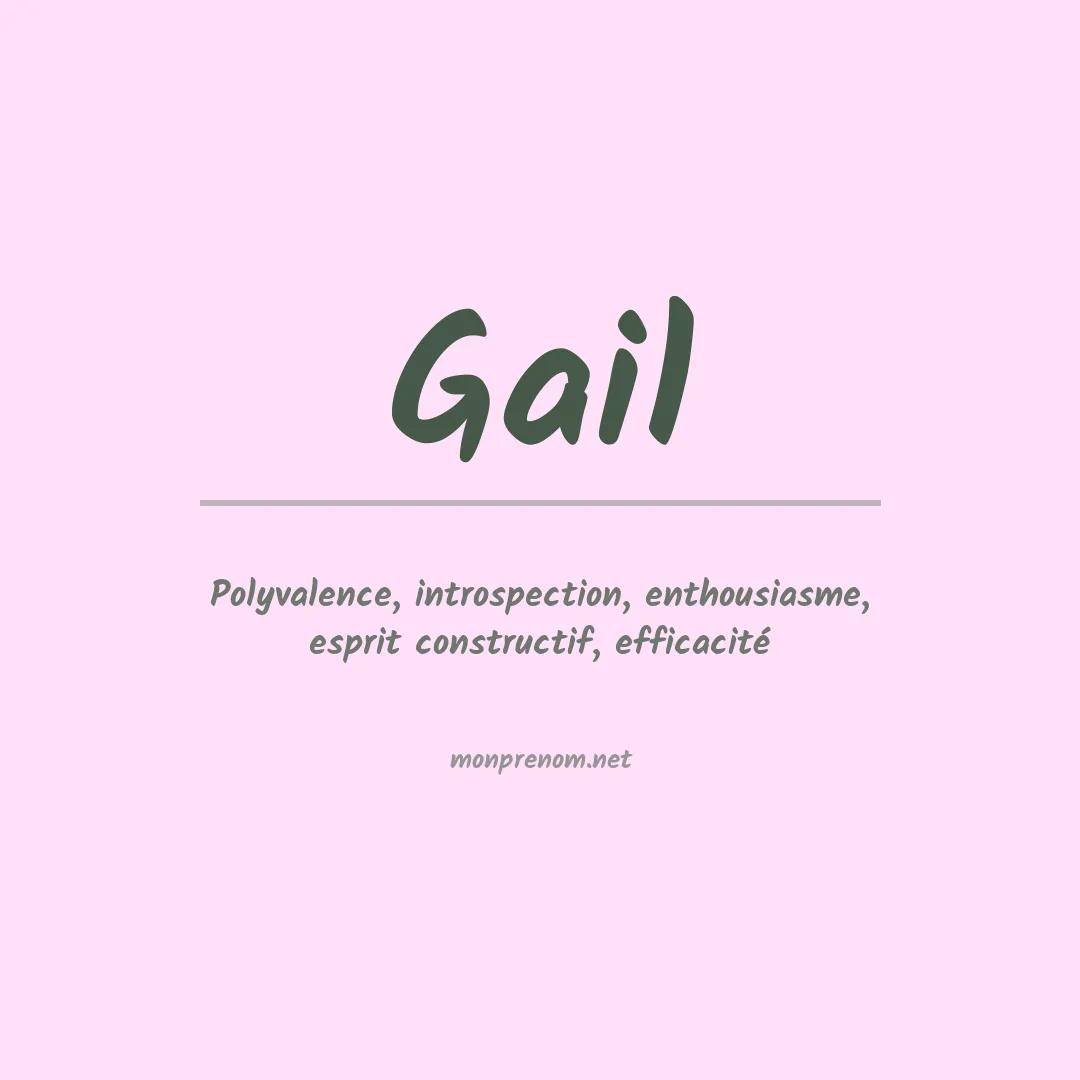 Prénom Gail