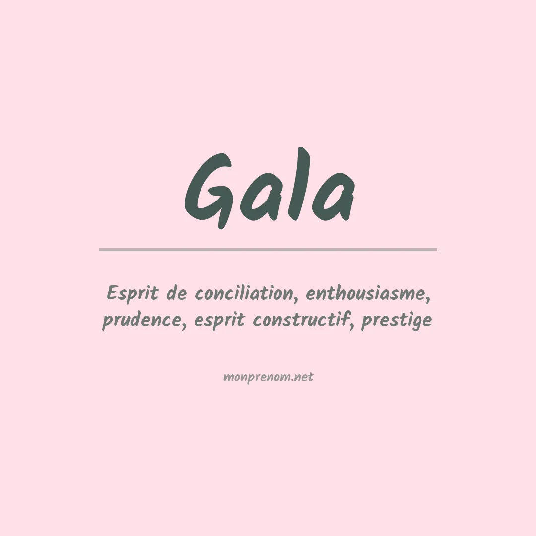 Prénom Gala