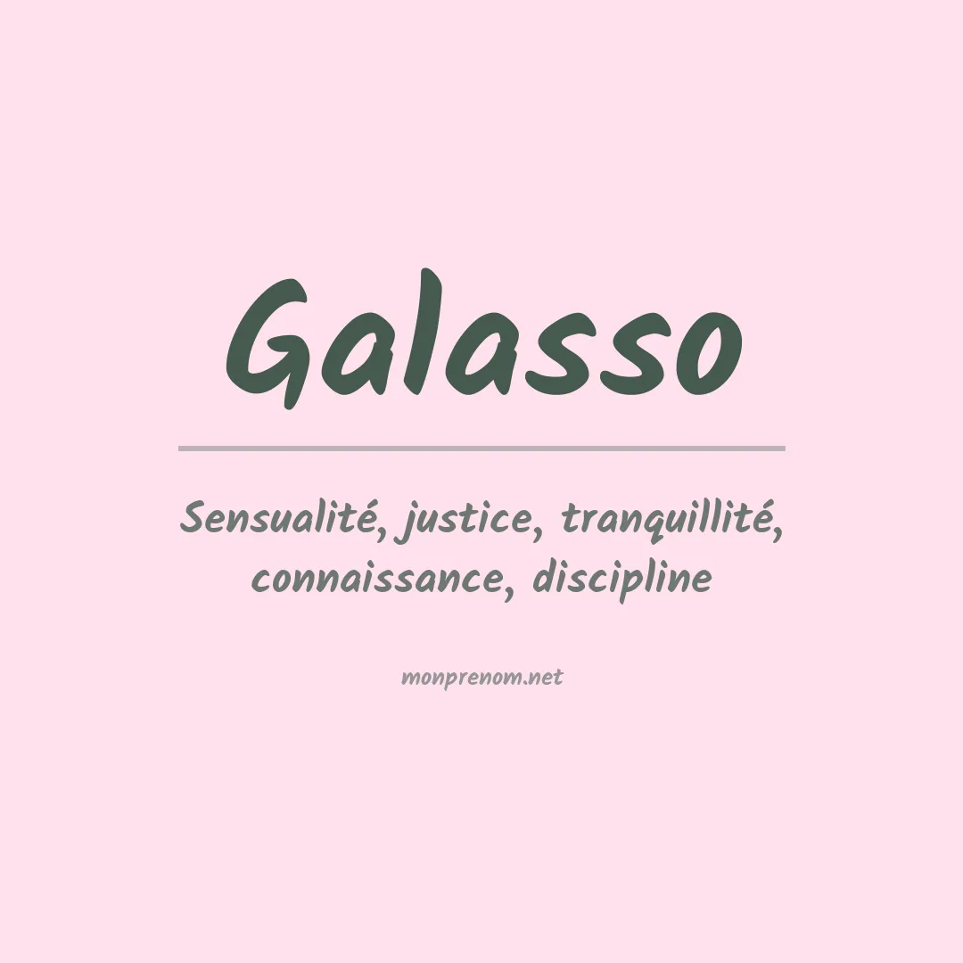 Prénom Galasso