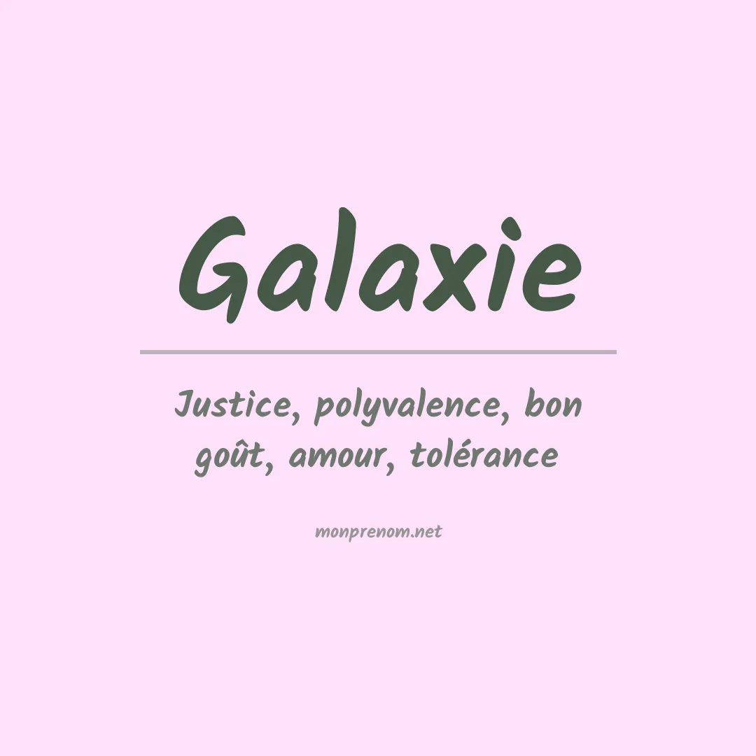 Prénom Galaxie