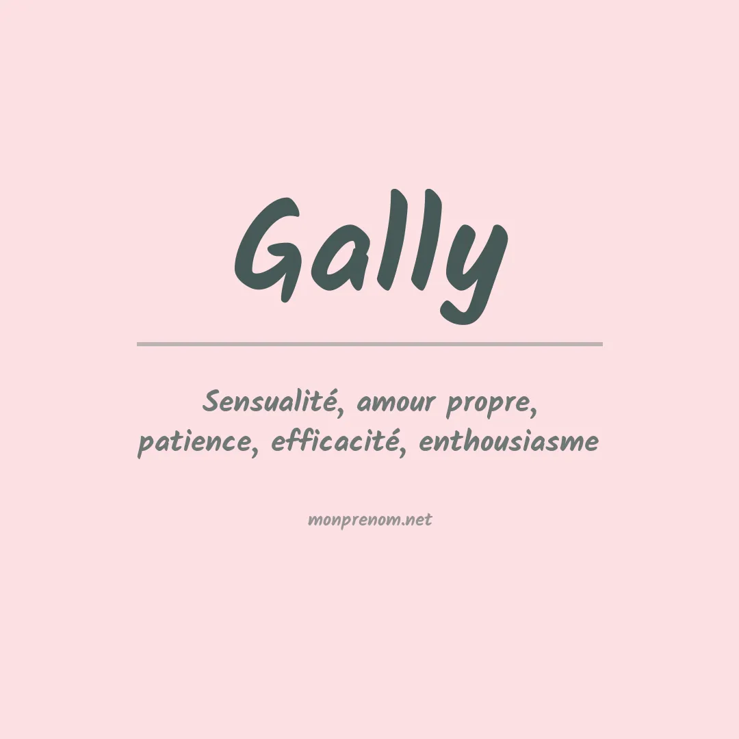 Prénom Gally
