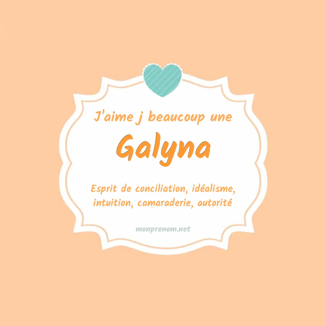 J'aime beaucoup Galyna