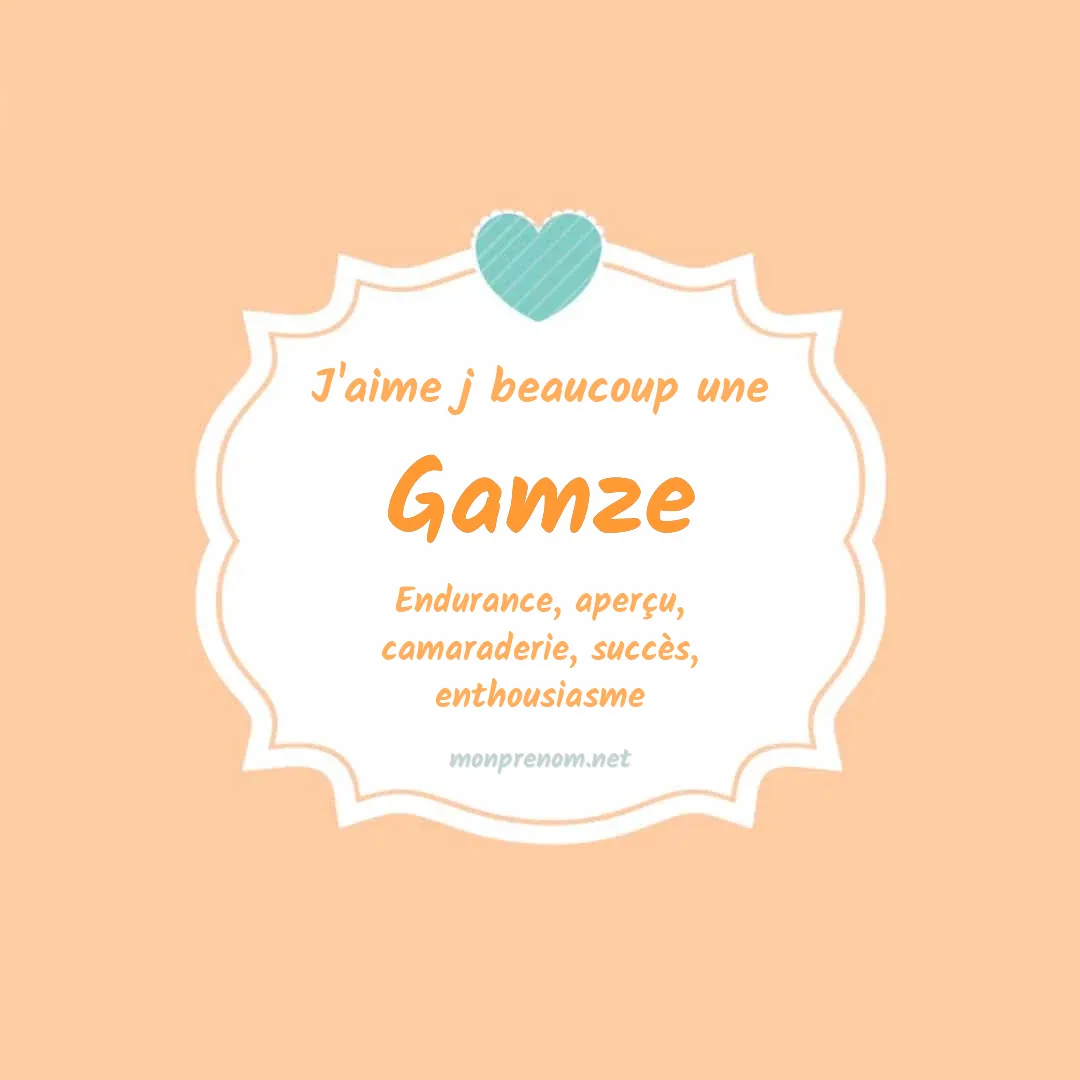 J'aime beaucoup Gamze