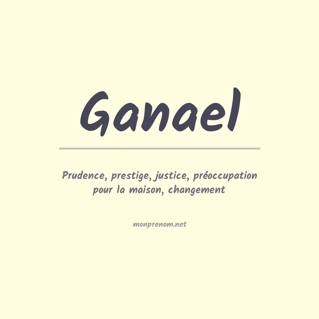 Prénom Ganael