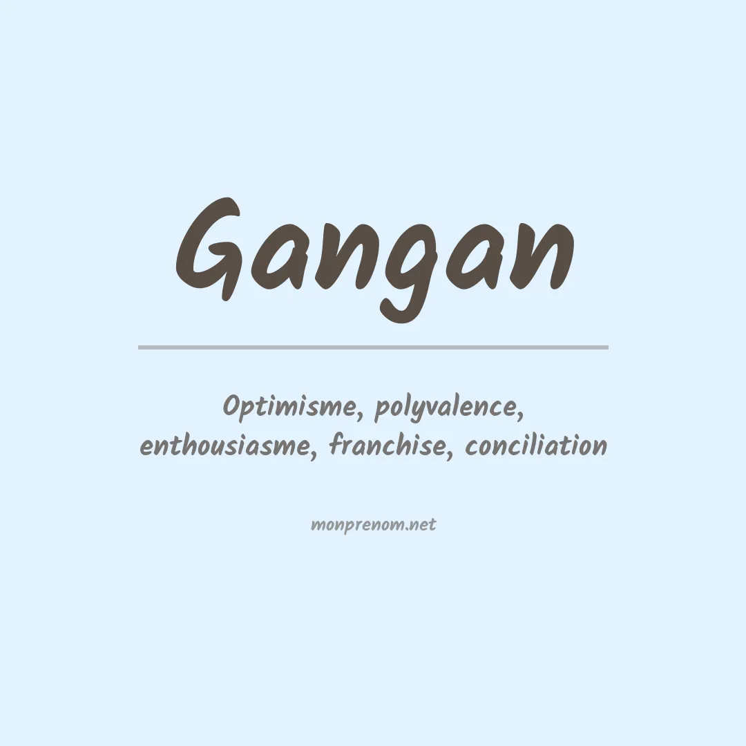 Prénom Gangan