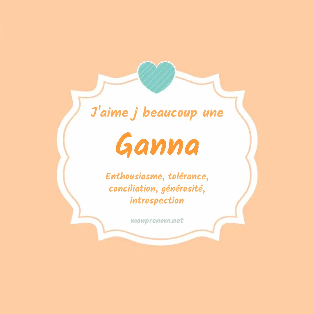 J'aime beaucoup Ganna