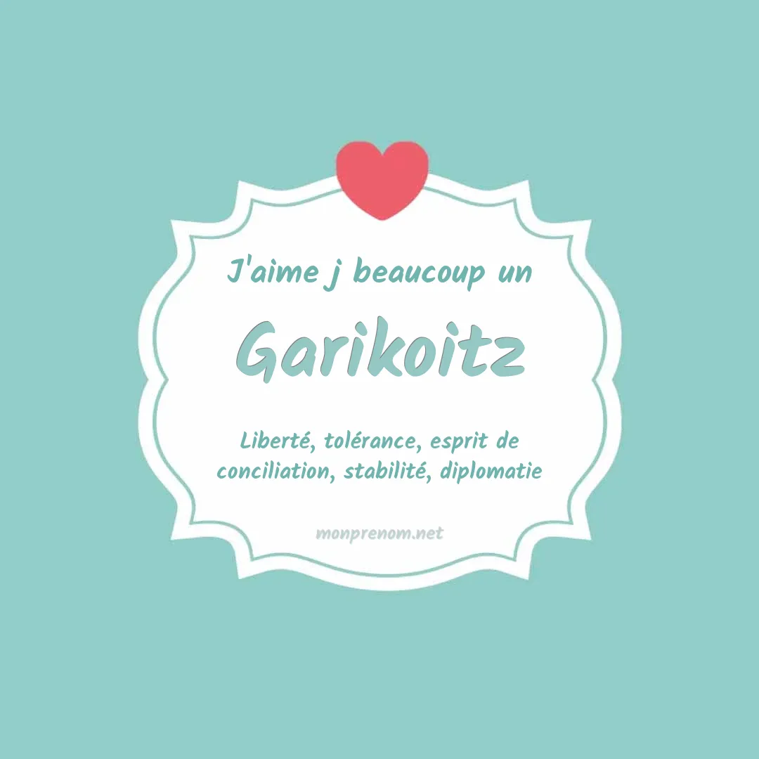 J'aime beaucoup Garikoitz
