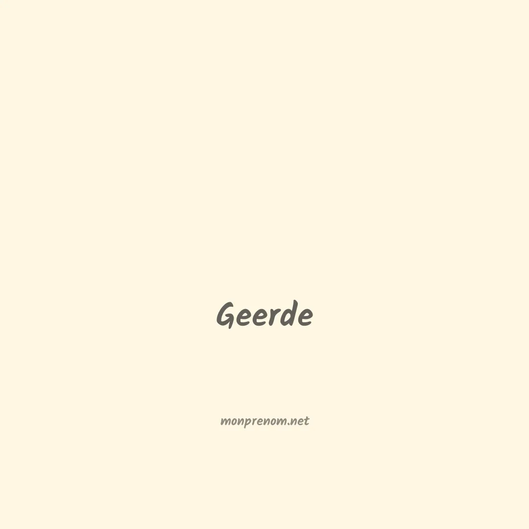 Geerde en chinois