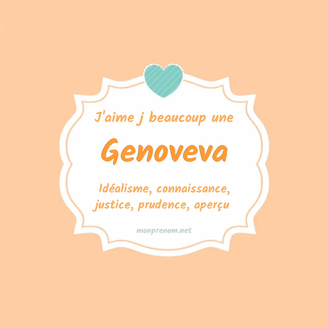 J'aime beaucoup Genoveva