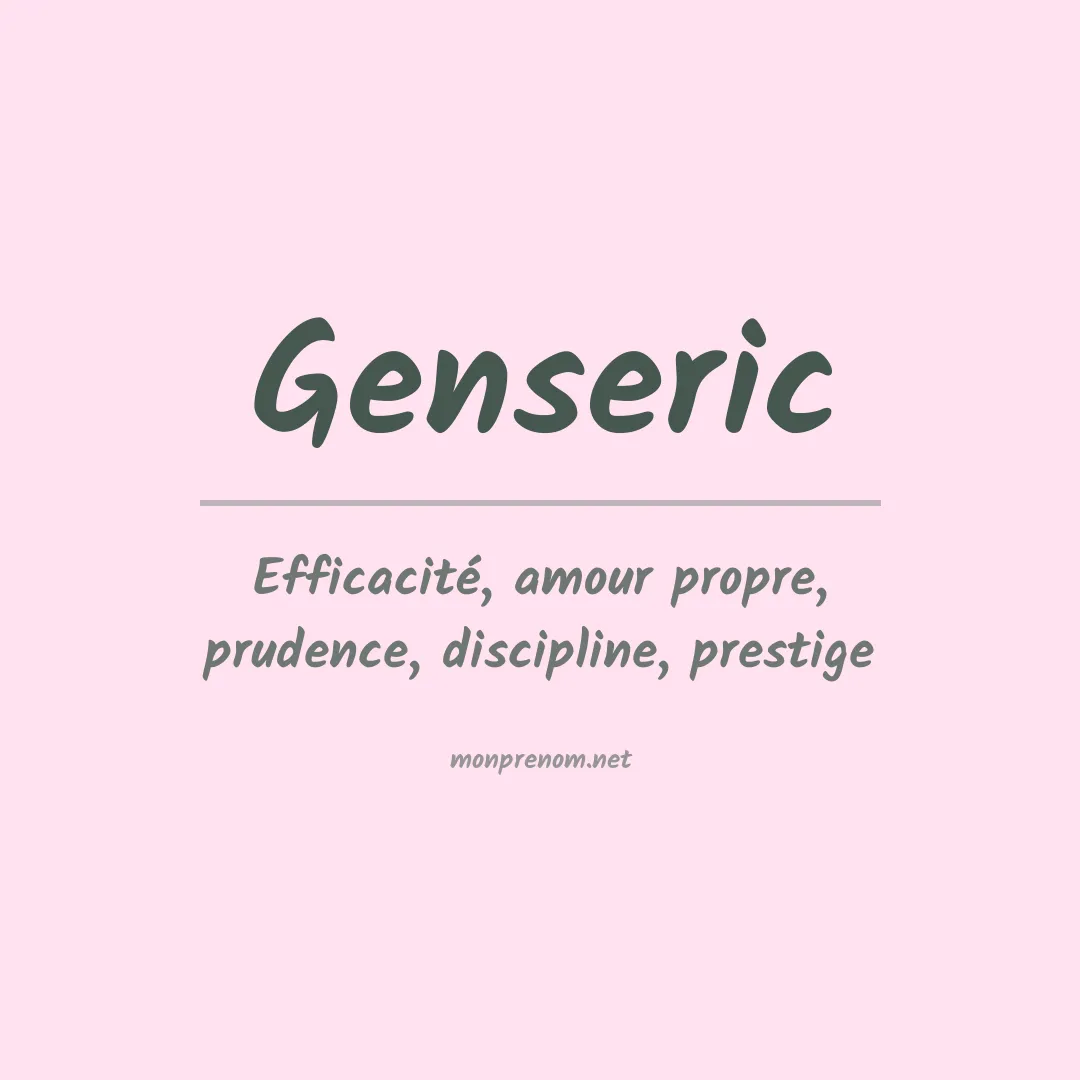 Prénom Genseric