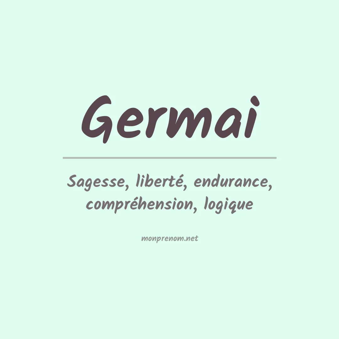 Prénom Germai