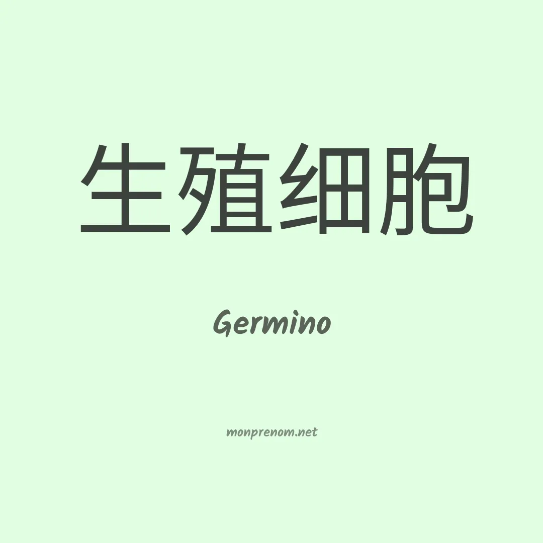Germino en chinois