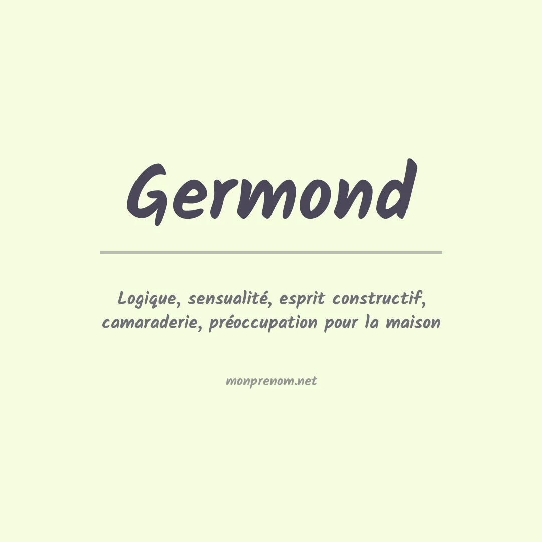 Prénom Germond