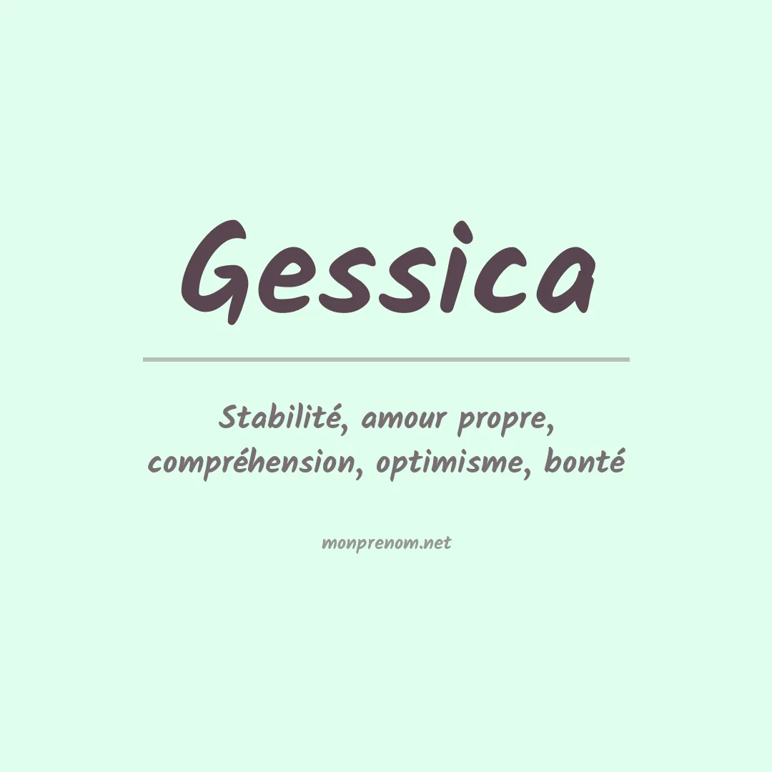 Prénom Gessica