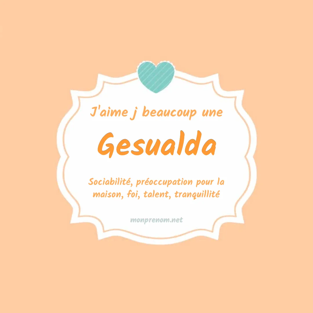 J'aime beaucoup Gesualda