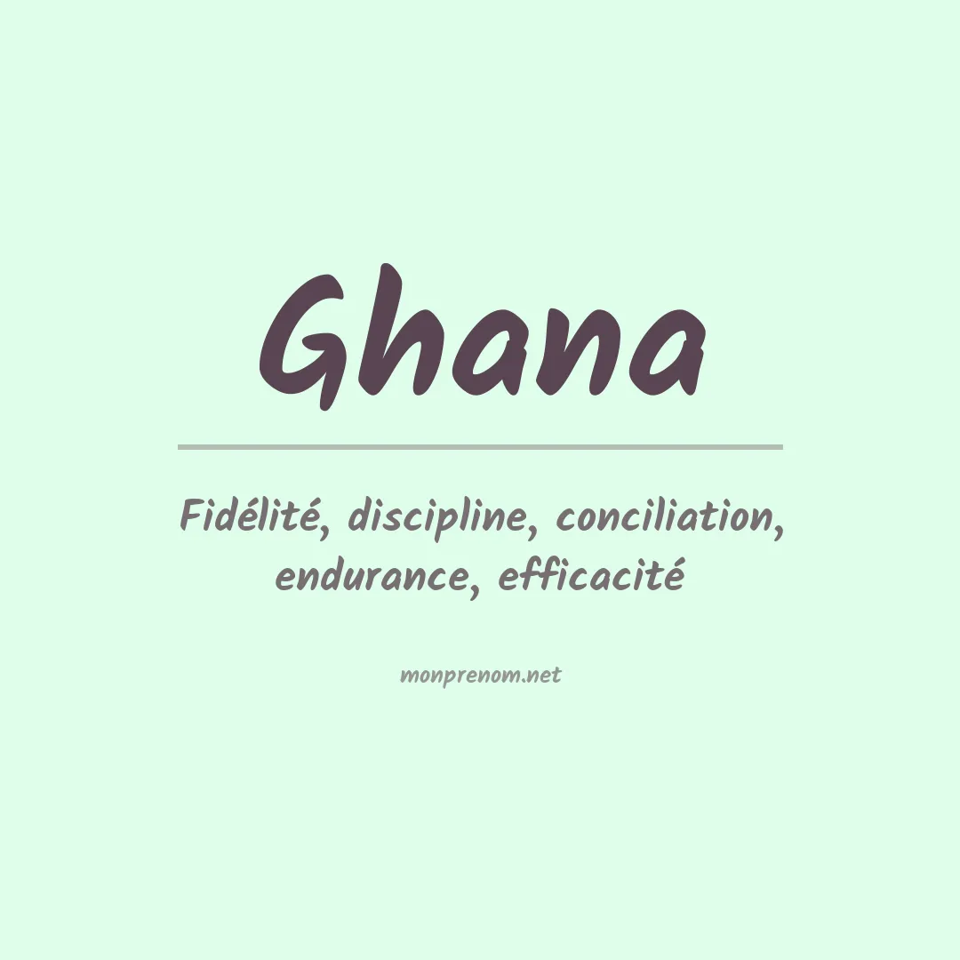 Prénom Ghana