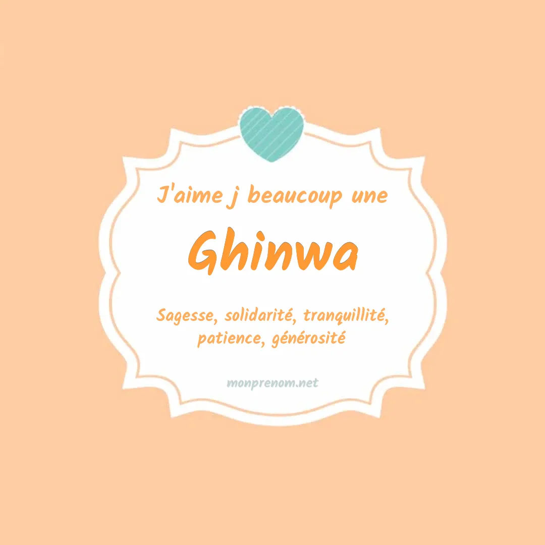 J'aime beaucoup Ghinwa
