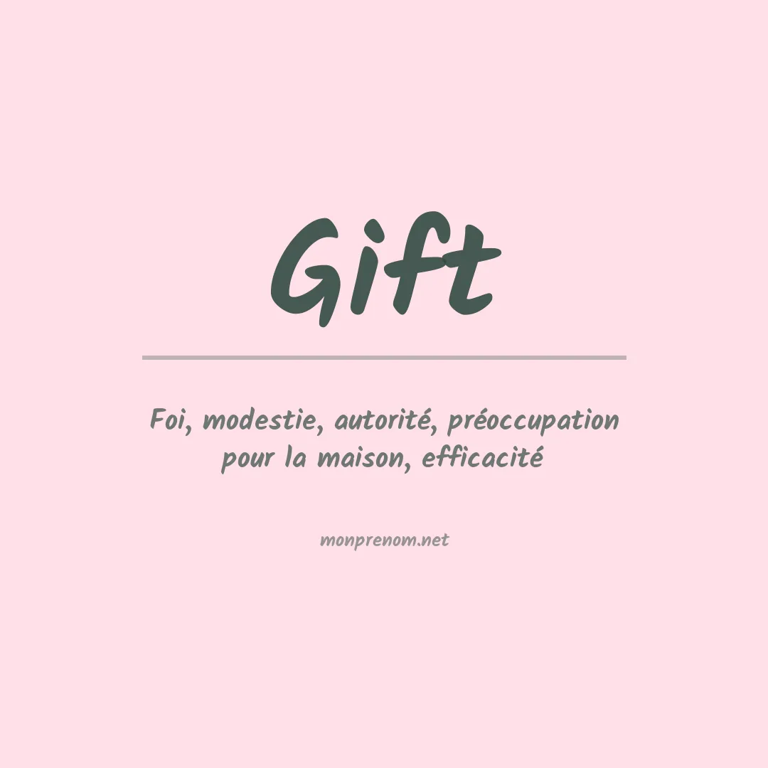 Prénom Gift