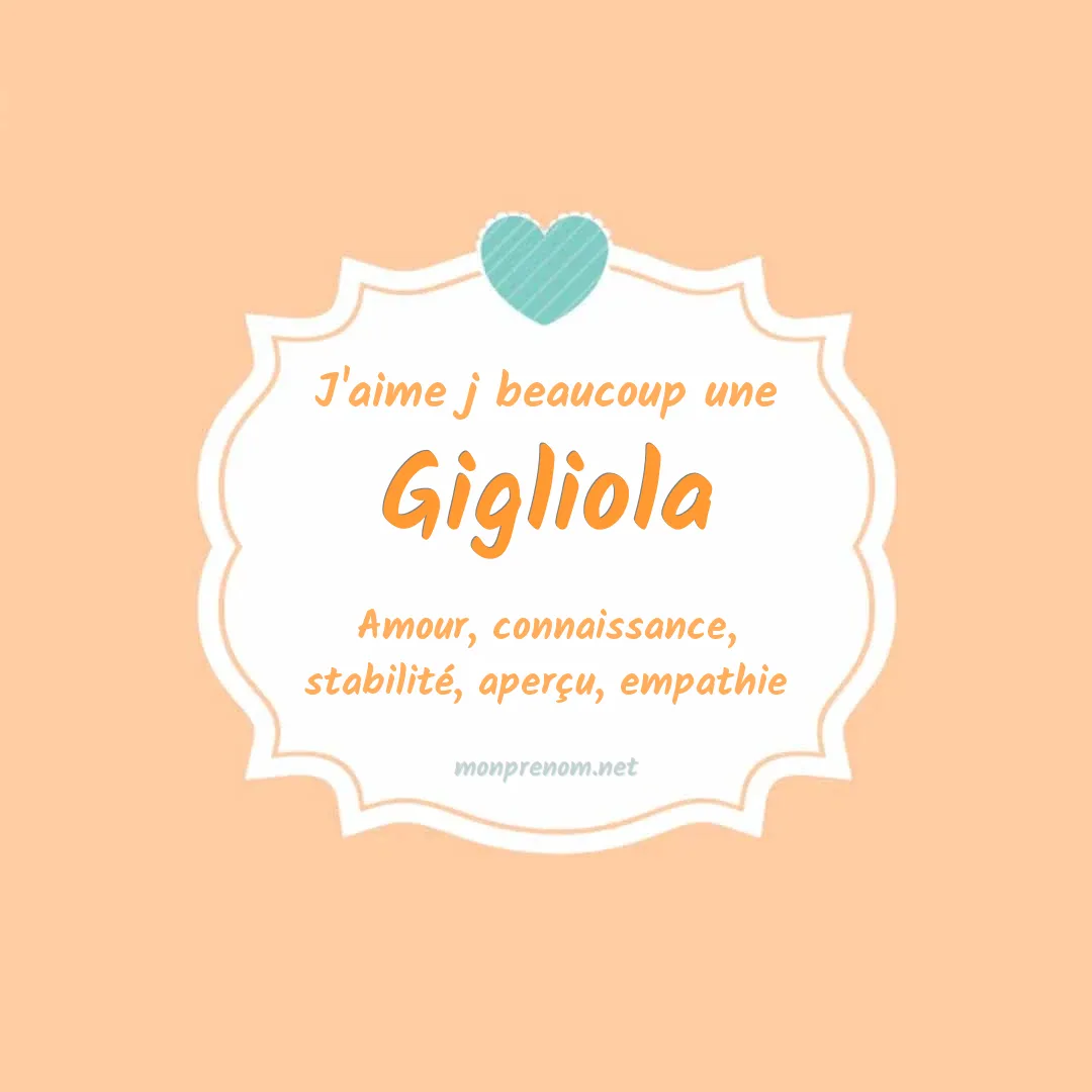 J'aime beaucoup Gigliola