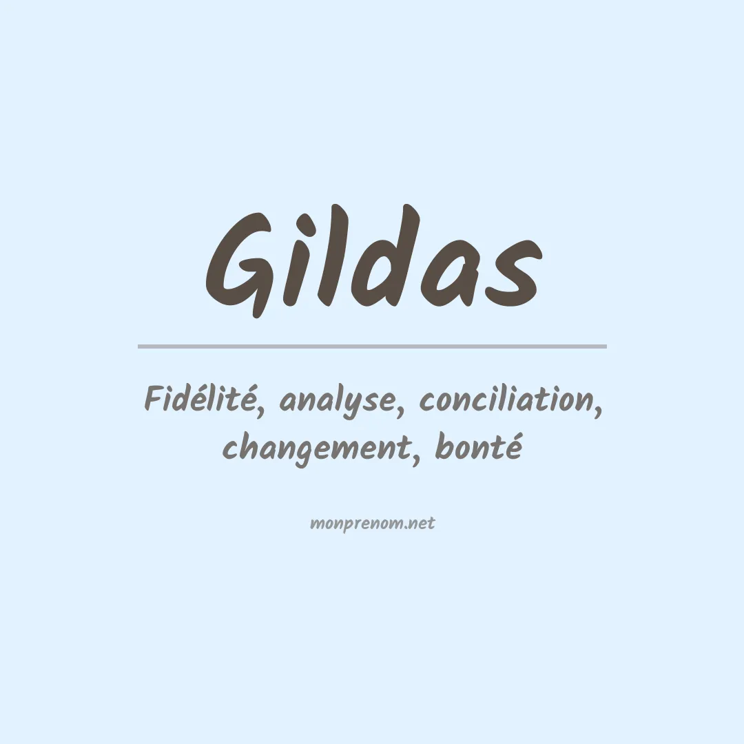 Signification du prénom Gildas