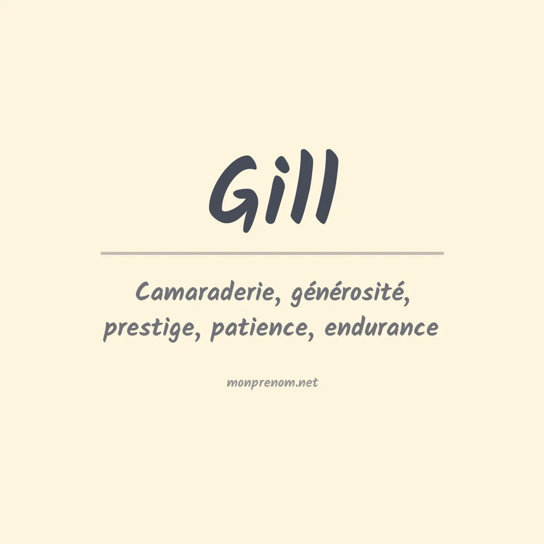Prénom Gill