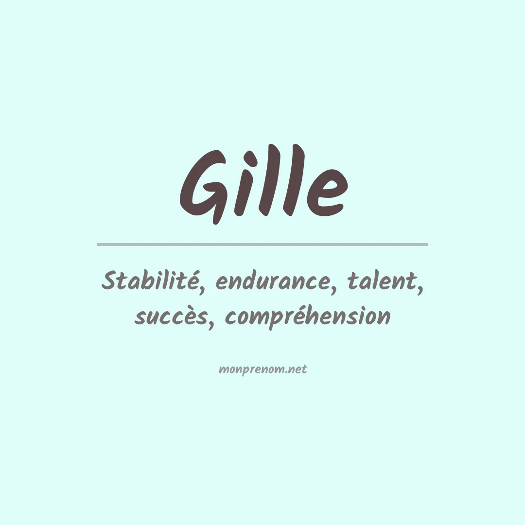 Prénom Gille