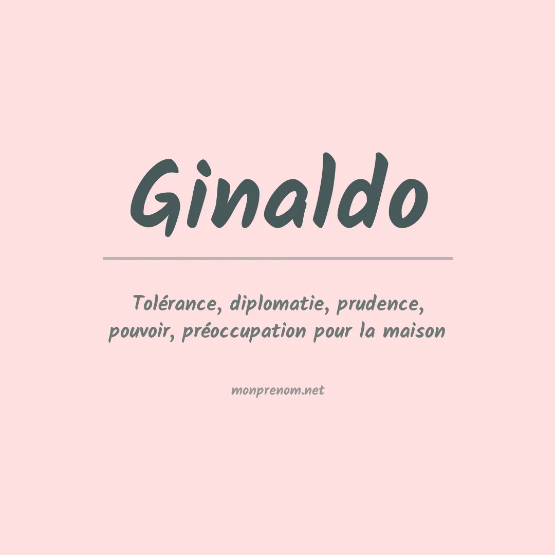Prénom Ginaldo