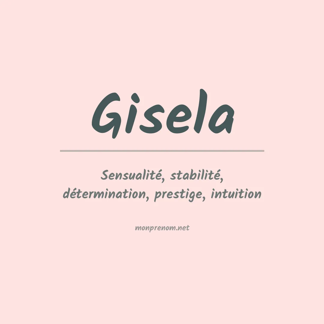 Prénom Gisela