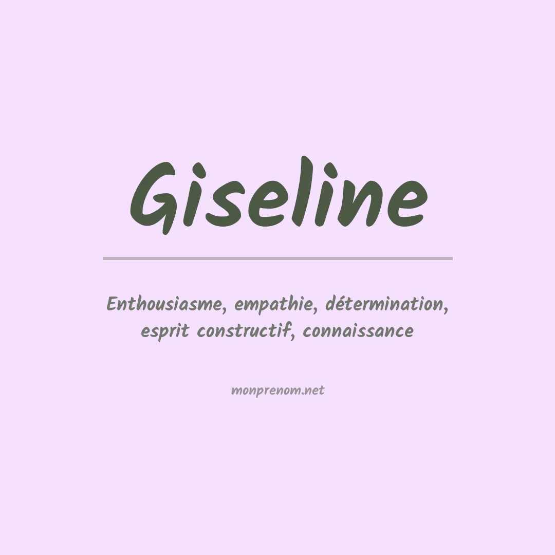 Signification du prénom Giseline