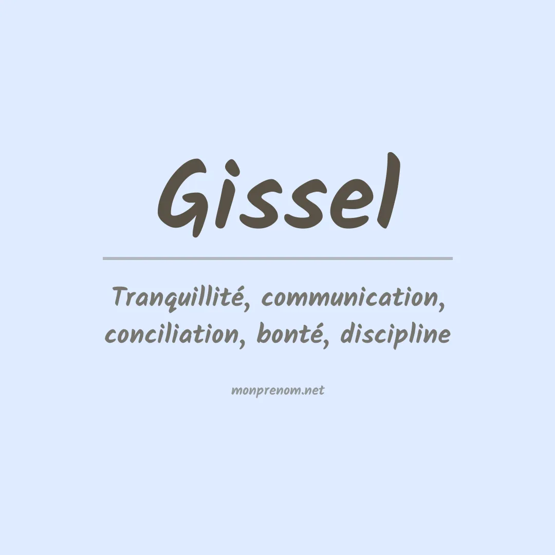 Prénom Gissel