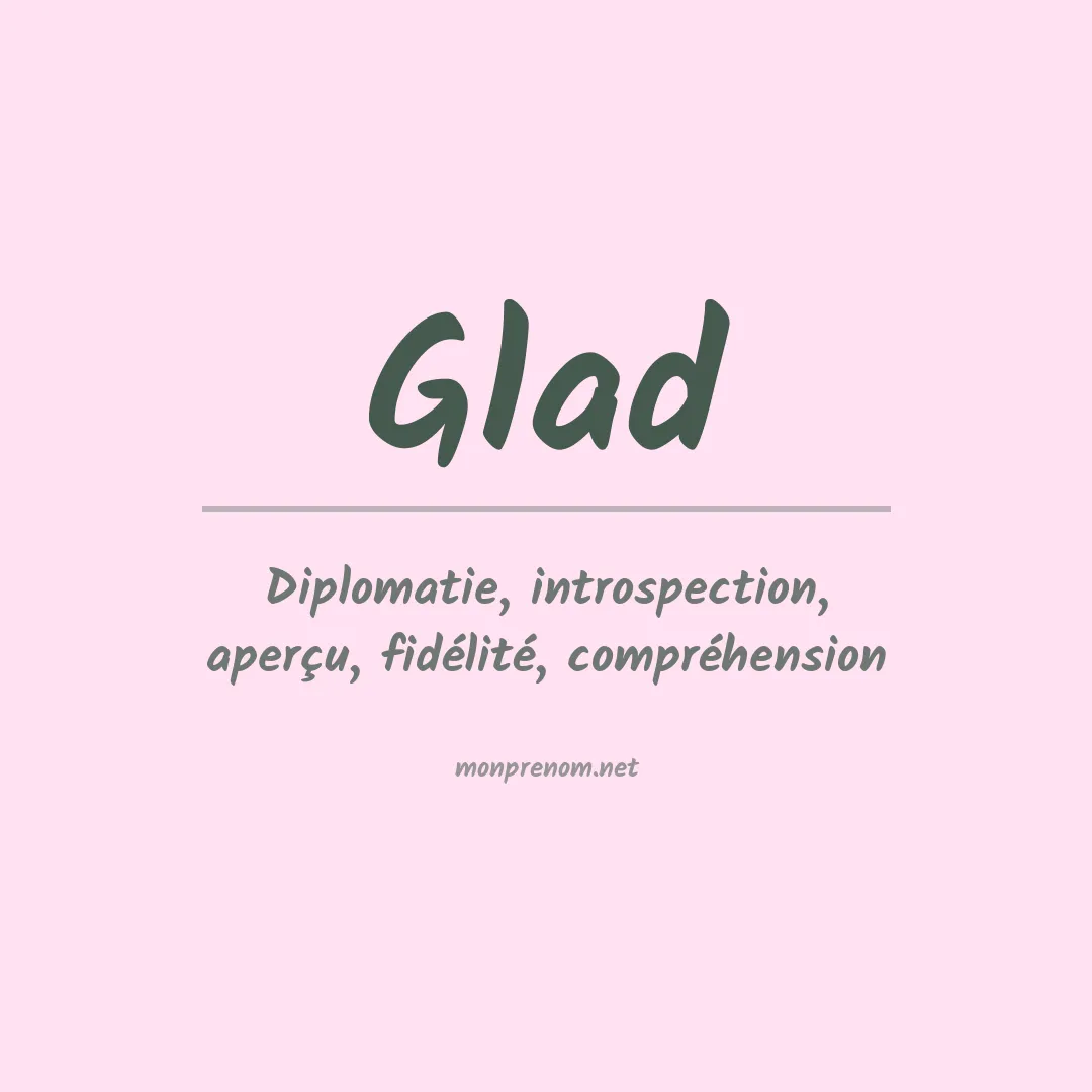 Prénom Glad