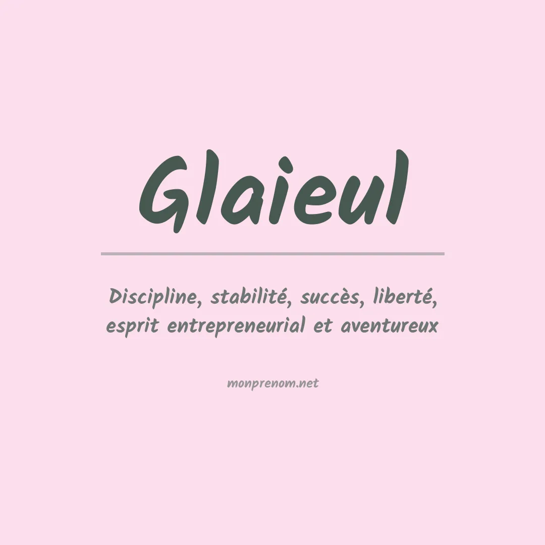 Signification du prénom Glaieul