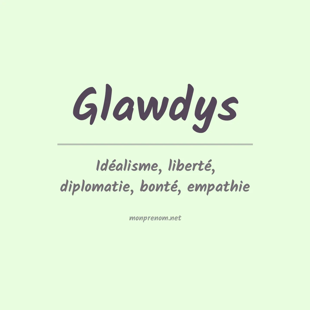 Prénom Glawdys