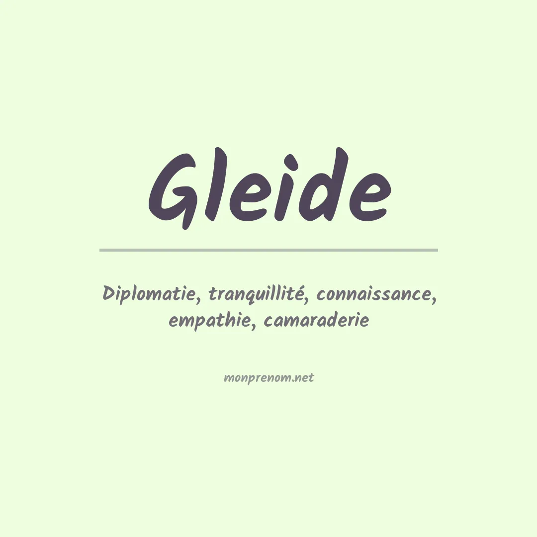 Prénom Gleide
