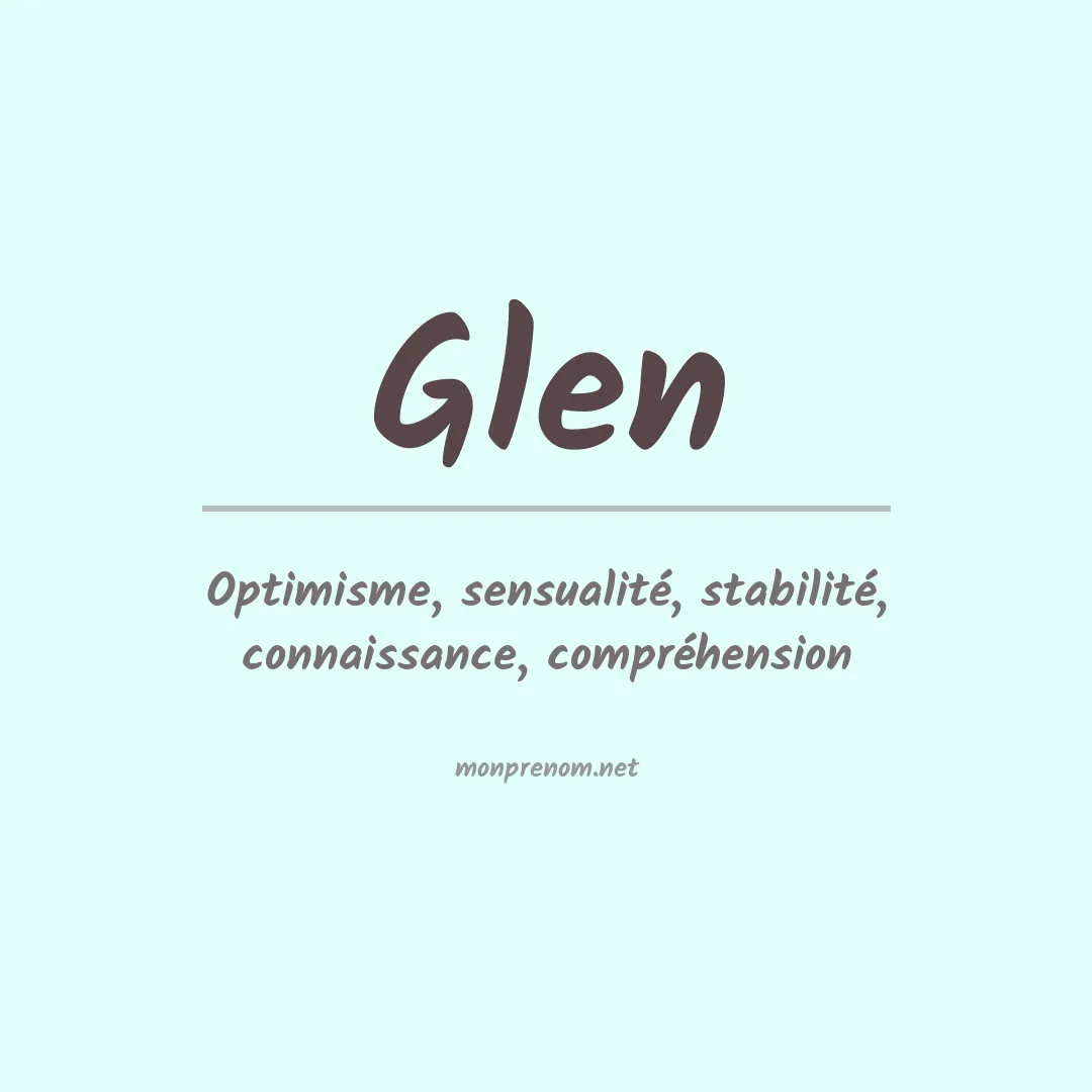 Prénom Glen