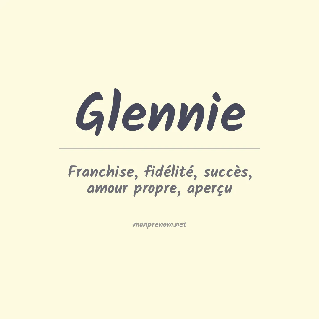 Prénom Glennie