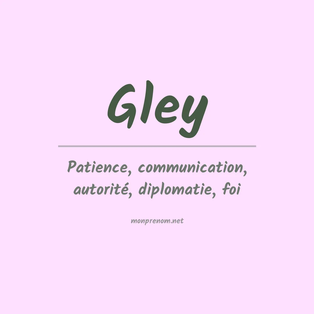 Prénom Gley
