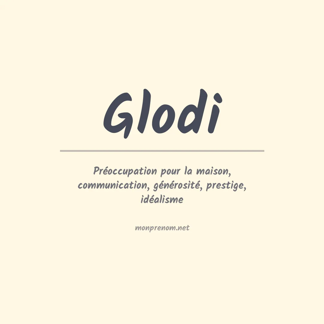 Signification du prénom Glodi