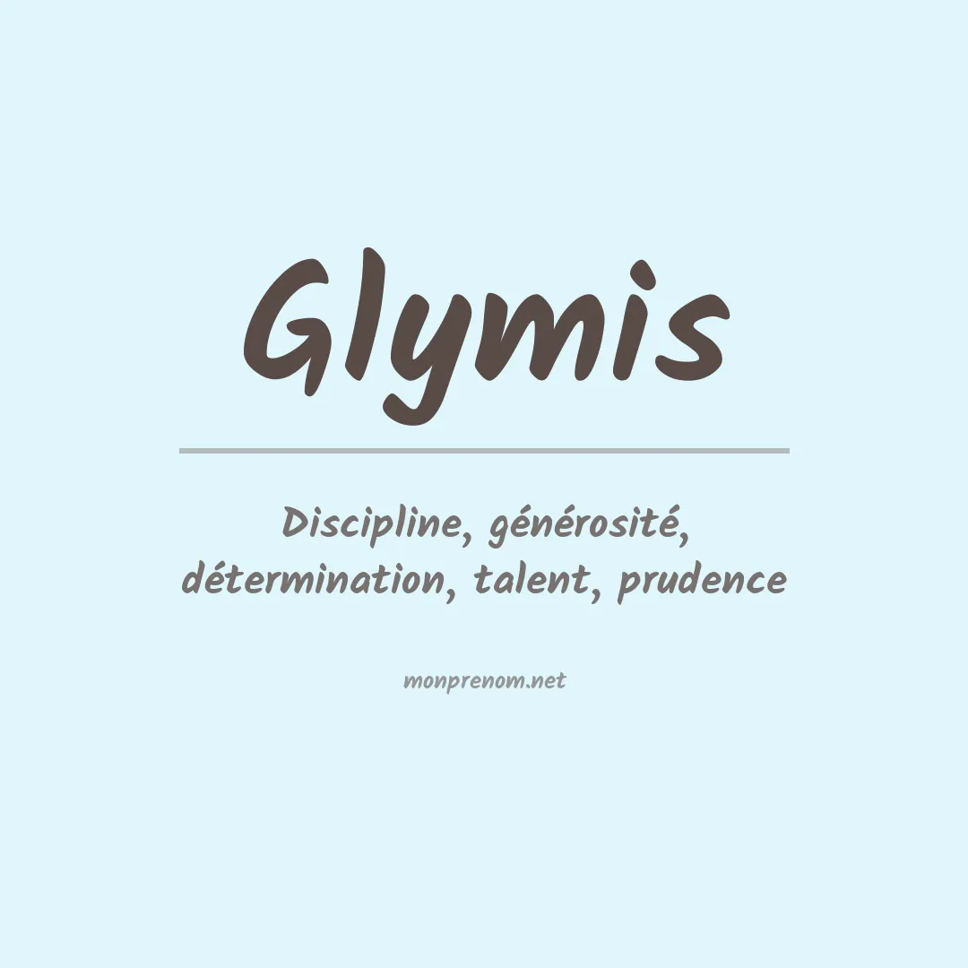 Prénom Glymis