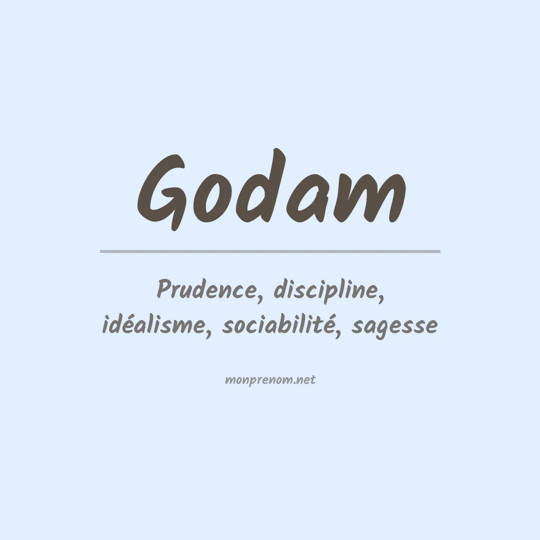 Signification du prénom Godam