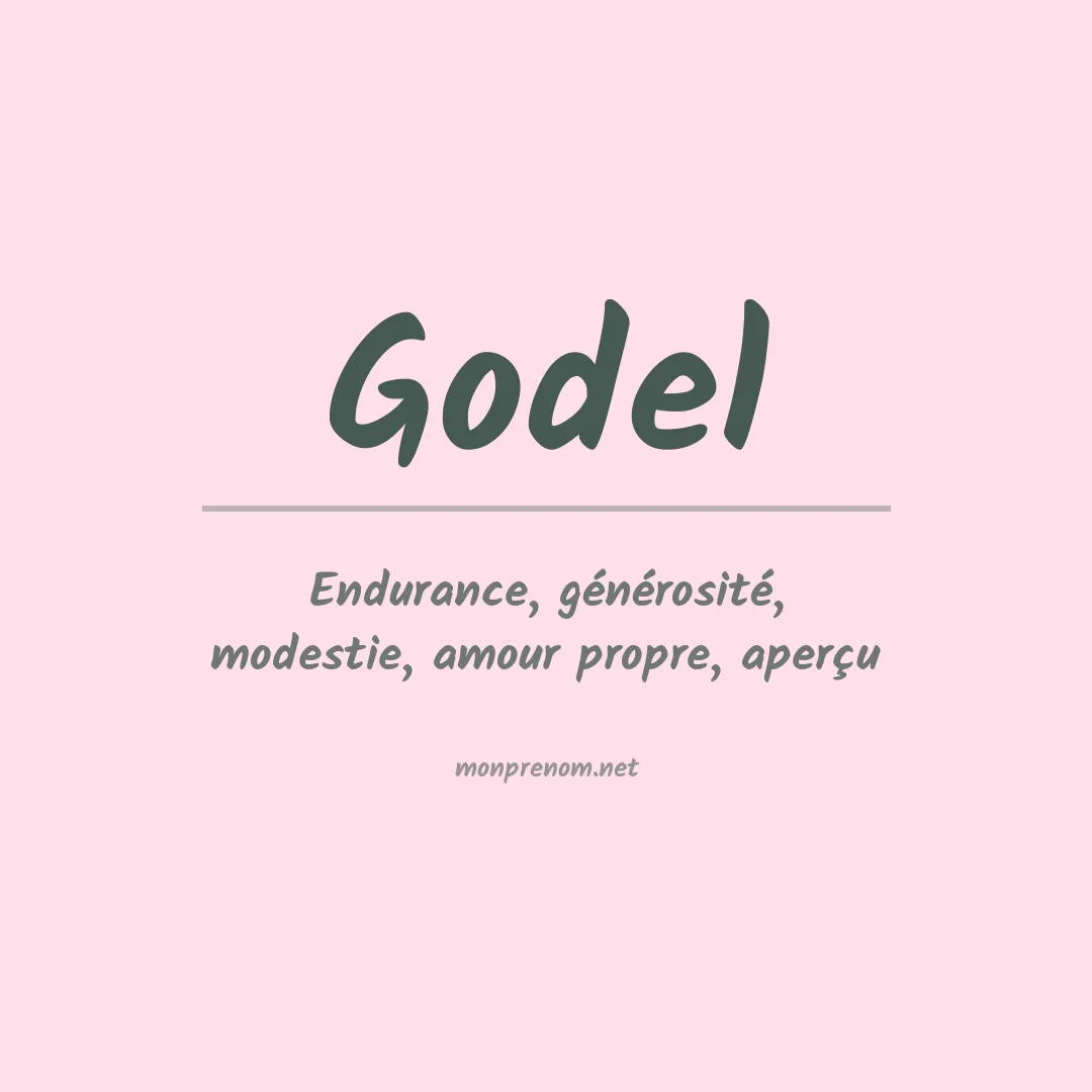 Prénom Godel