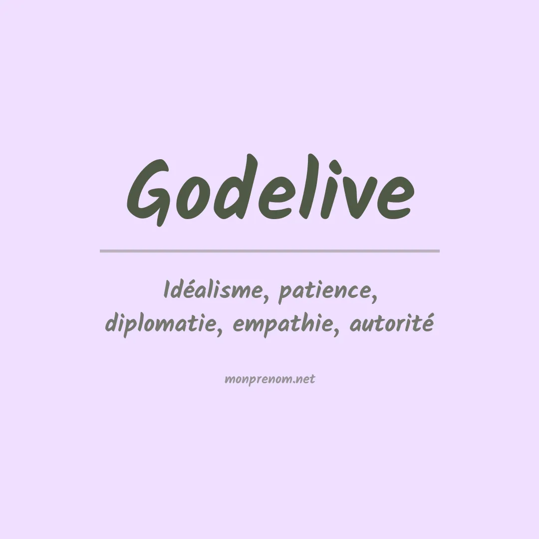 Signification du prénom Godelive
