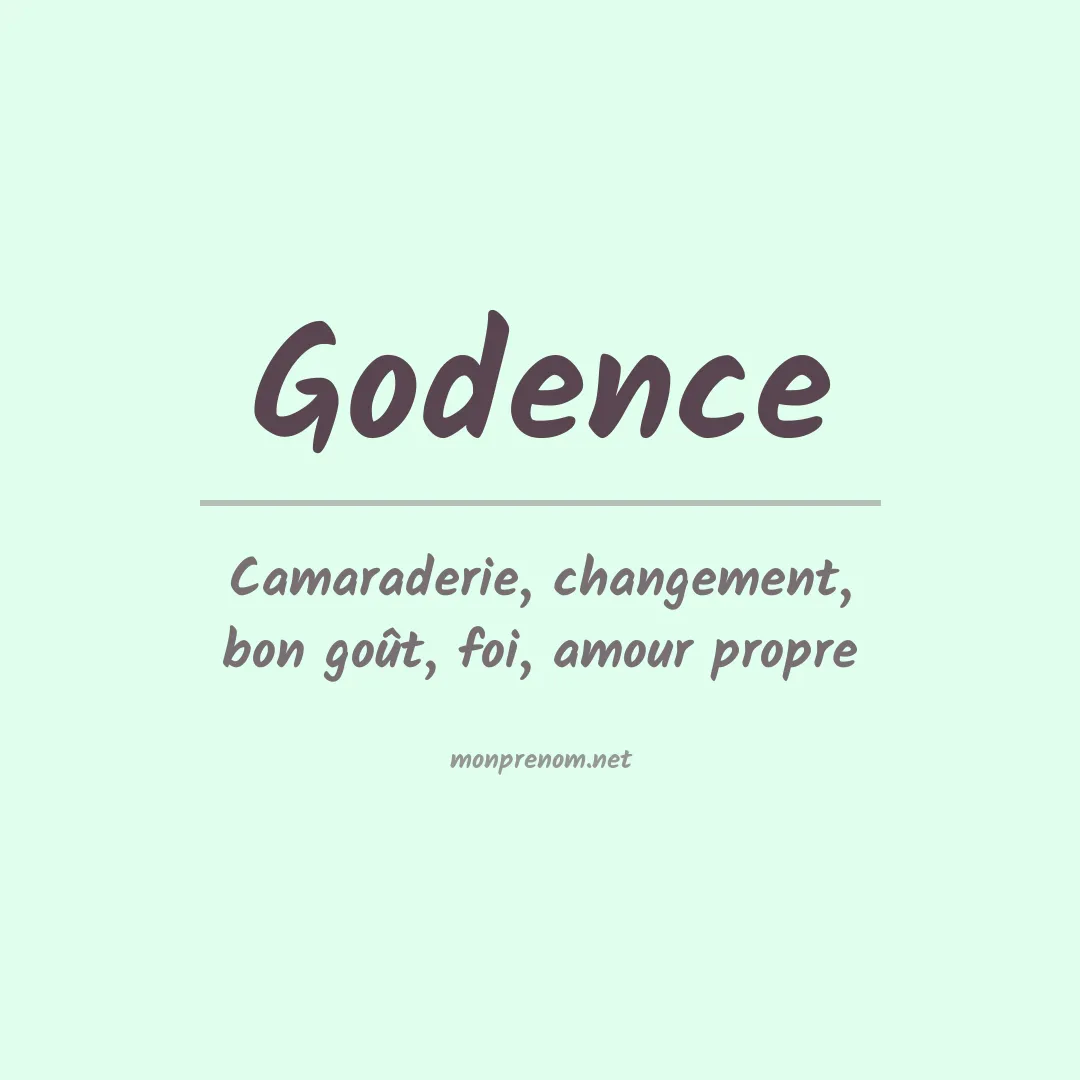 Signification du prénom Godence