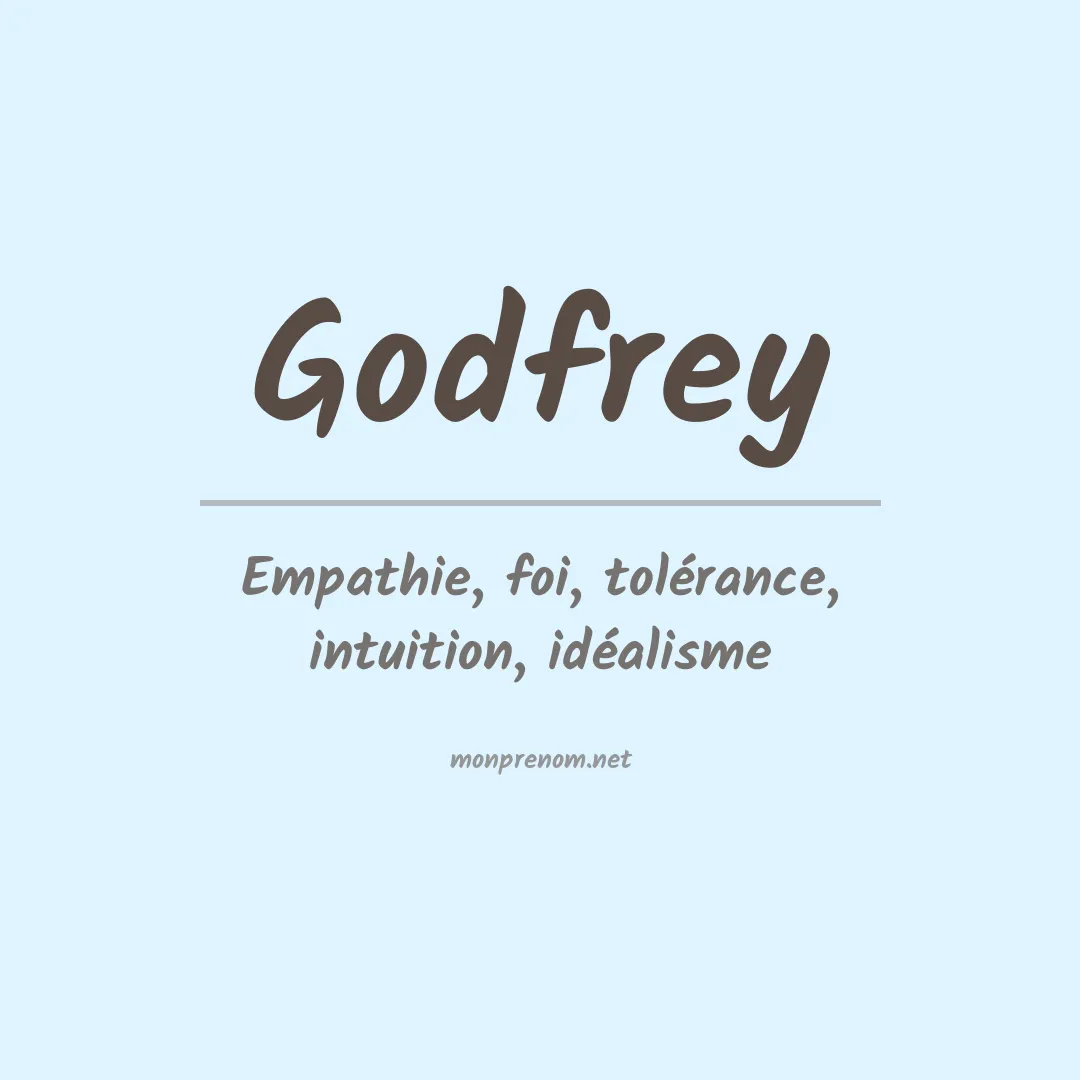 Prénom Godfrey