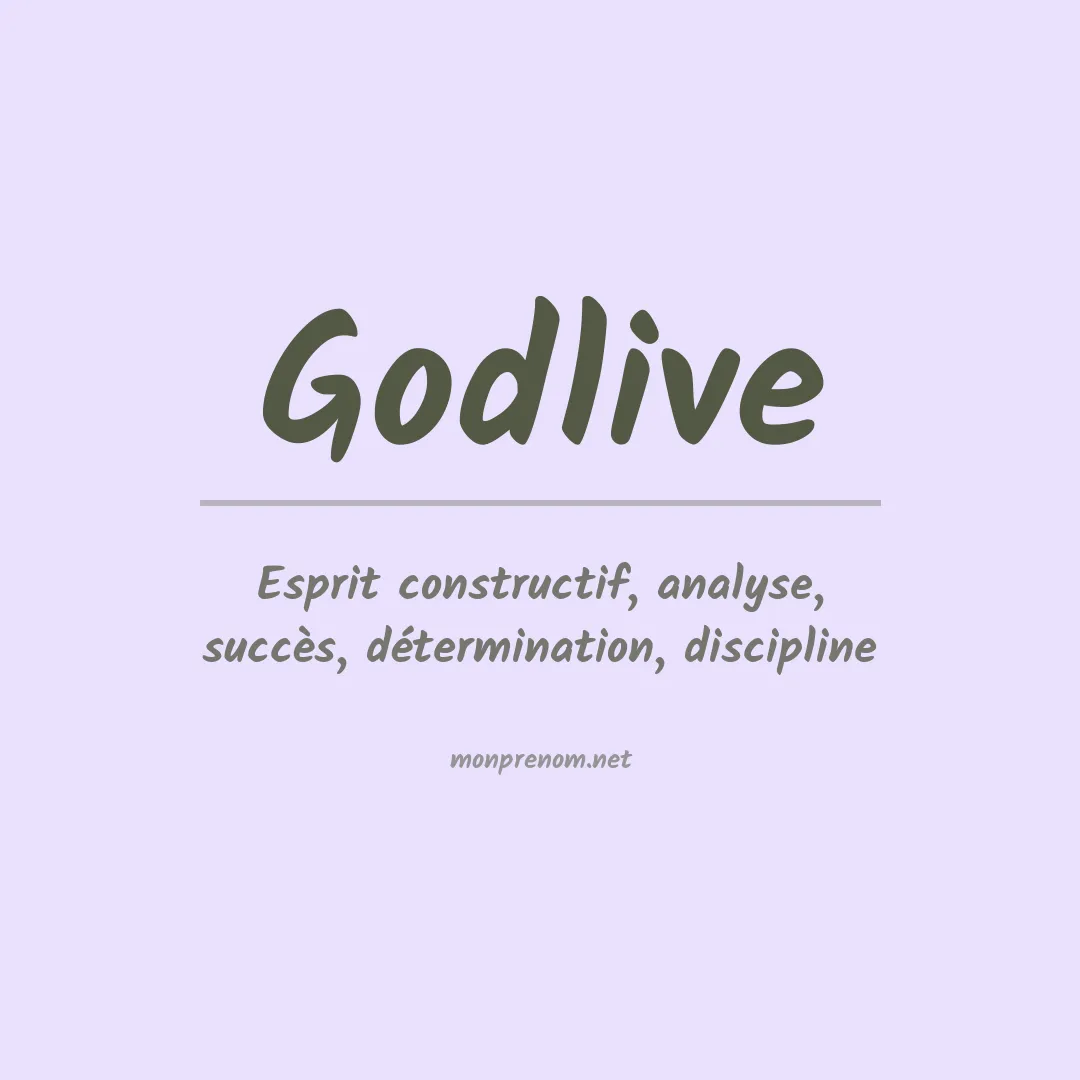 Signification du prénom Godlive