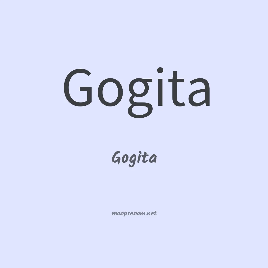 Gogita en chinois